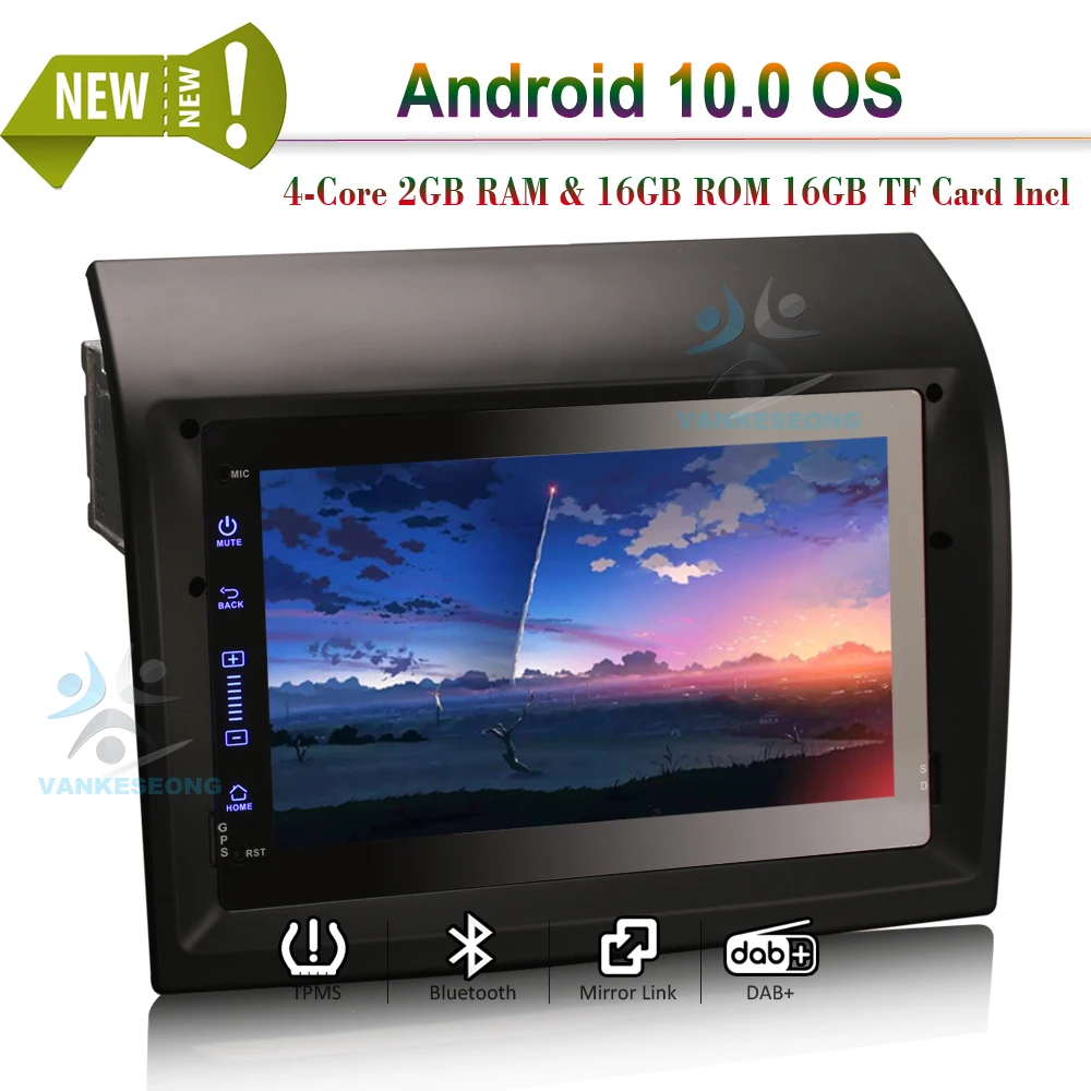 7 &quotBluetooth Android 10 0 OS автомобильный стерео GPS 4G радио TPMS DAB + Apple CarPlay DSP для FIAT DUCATO CITROEN