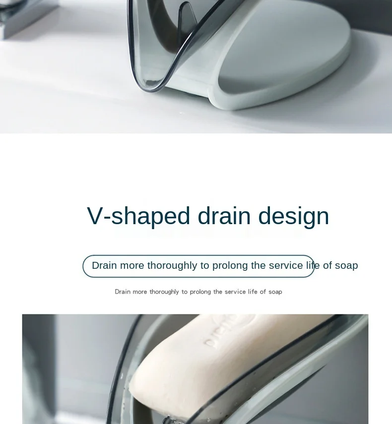 Nordic Style Soap Box Leaf-Shaped Box Water Drain Soap Holder Box Bathroom Shower Plate Tray Bathroom Supplies Bathroom Gadgets