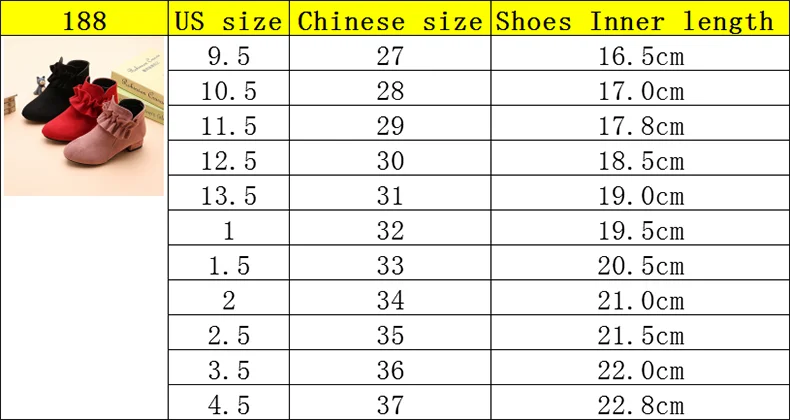 Детская обувь с хлопковой подкладкой; сезон осень-зима; теплые модные ботинки для девочек; цвет черный, красный; нескользящая обувь принцессы на плоской подошве; Качественная замшевая кожа; Новинка