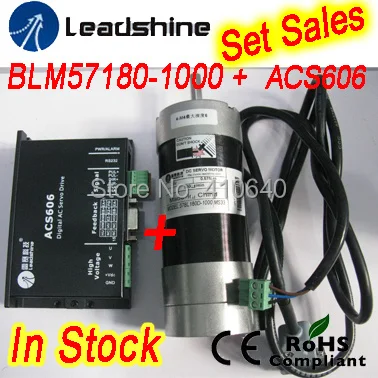 Набор продаж подлинный Серводвигатель Leadshine BLM57180 (квадратный фланец) ACS606 кабель