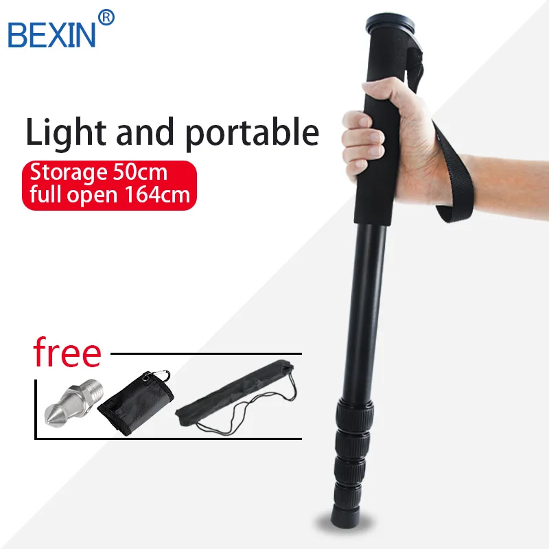 

Travel Camera Monopod Phone Support Rod Walk Stick Lightweight Portable Flexible Unipod Dslr Video Camera Monopod For Canon