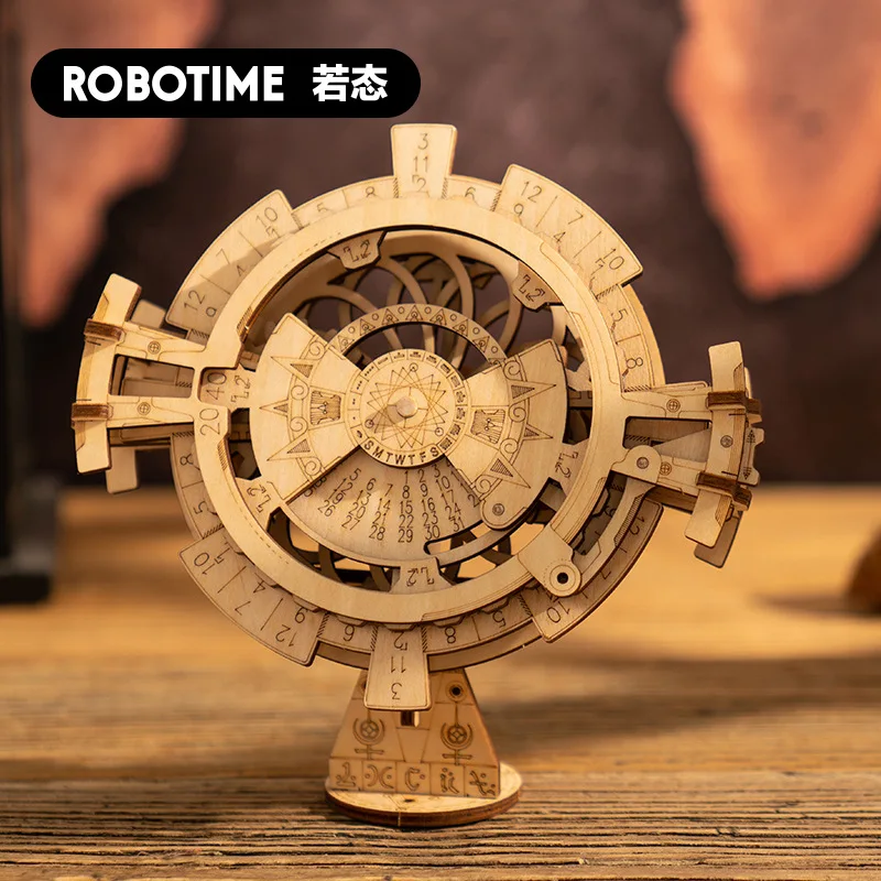 

Robotime If Guest Machinery Assembled Model When Constant Pendulum Clock Gear of Mechanical 3D Wood Handmade Assembly Creative T
