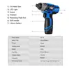 100NM Electric Screwdriver 12V Cordless Drill/Driver Screw Lithium Battery Rechargeable Hexagon Power Tools by PROSTORMER ► Photo 2/6