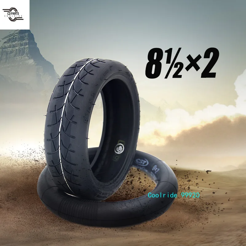 

Coolride 8 1/2x2 Tire Scooter for Xiaomi Electric Inner and Outer Tire Thickened Xiaomi Original Tire CST Zhengxin