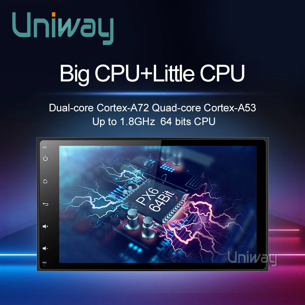 Uniway PX6 android 9,0 DSP ips автомобильный dvd навигатор для toyota corolla/auris автомобильный Радио стерео головное устройство навигации