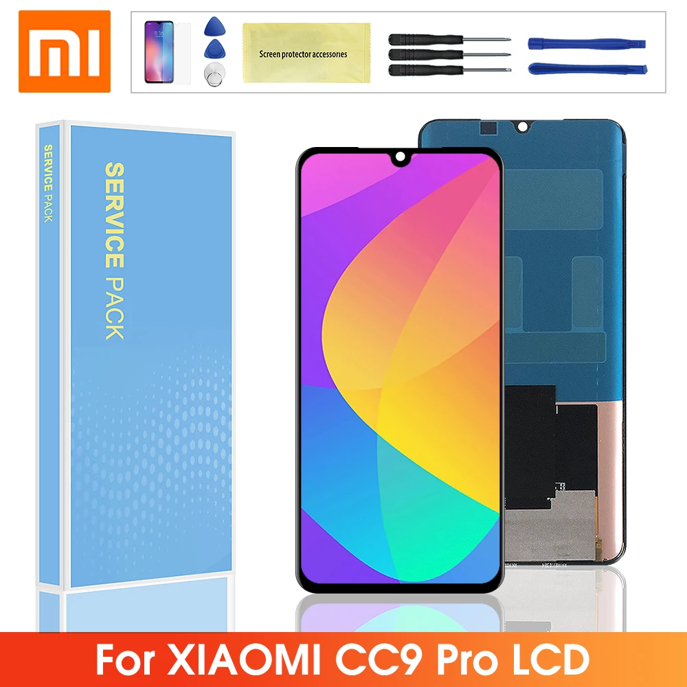 Original Display For Xiaomi Mi CC9 Pro CC9Pro M1910F4E LCD Display Touch Screen Digitizer Assembly for 1