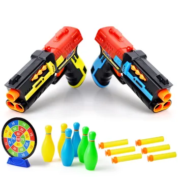 

Children's Fun Educational Toy Soft Bullet Gun Spring Outdoor Sports Boy Role Playing Battle Toy Set Birthday Gift 002392