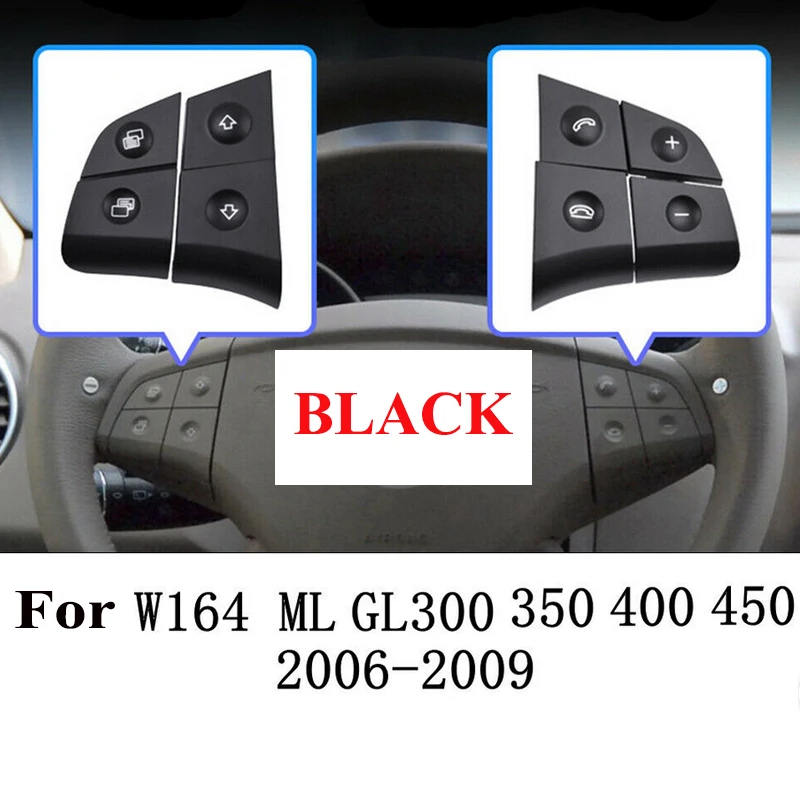

MagicKit Car Button Phone Key Steering Wheel Switch Control Button for Mercedes-Benz W164 ML GL W245 W251 GL350 ML350 R280 06-09