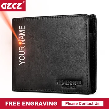 

Hot Genuine Cowhide Leather Men Wallets New Brand Bifold Short Coin Purse Small Thin Multi-functional Cards Holder 2020 Fashion