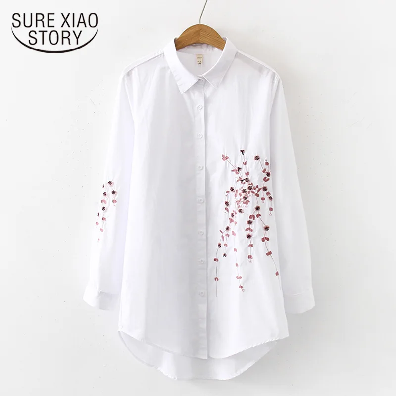Модные свободные однотонные женские рубашки Blusas Mujer De Moda Весна Осень Новые темно-зеленые женские блузки с длинным рукавом Топы 6720 50