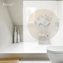 DICOR полиэтиленовая оконная пленка Красивая стеклянная оконная пленка на окно украшение стиль контактная бумага BLT1302