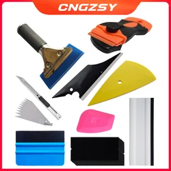 Kit de raclage de Film vinylique, raclette d'emballage pour enlever le Contour du caoutchouc, ensemble de papiers peints à Film adhésif T20 