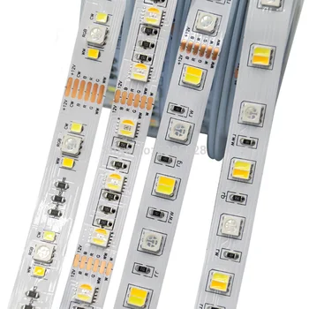 

SMD 5050 2835 RGB LED Strip Waterproof CCT RGBCCT RGBW RGBWW 4in1 5in1 LED Light Strips Flexible Tape 12/24V 60/90/120leds/M