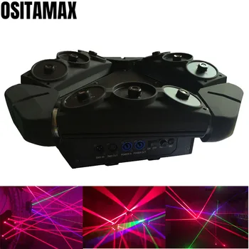 

9 Eyes Spider Beam Moving Head Light Lasers RGB DJ Stage Laser Projector DMX Control Disco Lights Beam Spider Lighting Party
