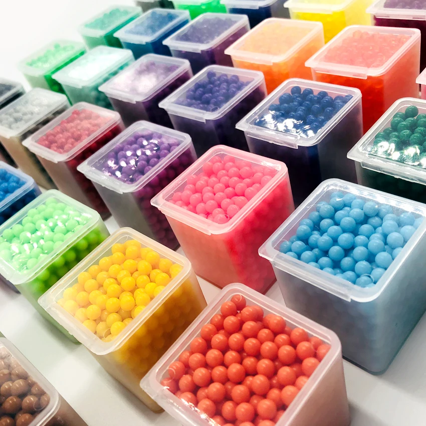 

500pcs/box 36colors Multicolor Magic Puzzle Toy Water Mist Bead Set DIY Craft Animal Handmade Sticky Beads Kid Toys jouet enfant
