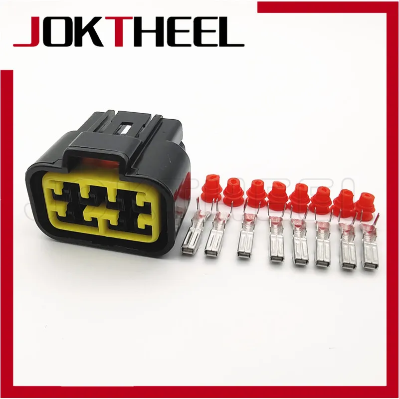 1/5/10/30sets kit black Furukawa 8 Pin way 2.3mm female waterproof auto wire connector adapter electric plug for Geely FW-C-8F-B |