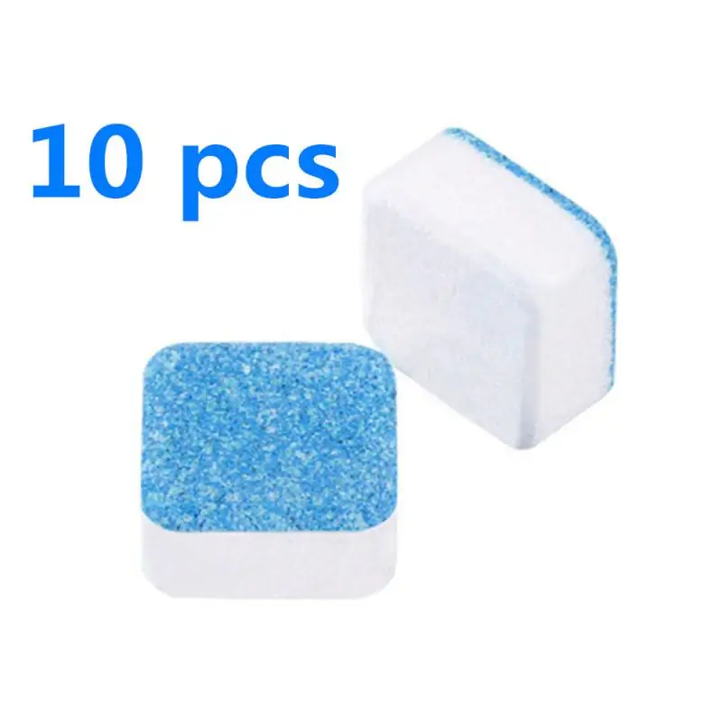 10 pcs 1/5/10 Tab многофункциональная стиральная машина очиститель стиральная машина стиральный шипучие таблетки мойщик инструмент для уборки дома - Цвет: 10 pcs