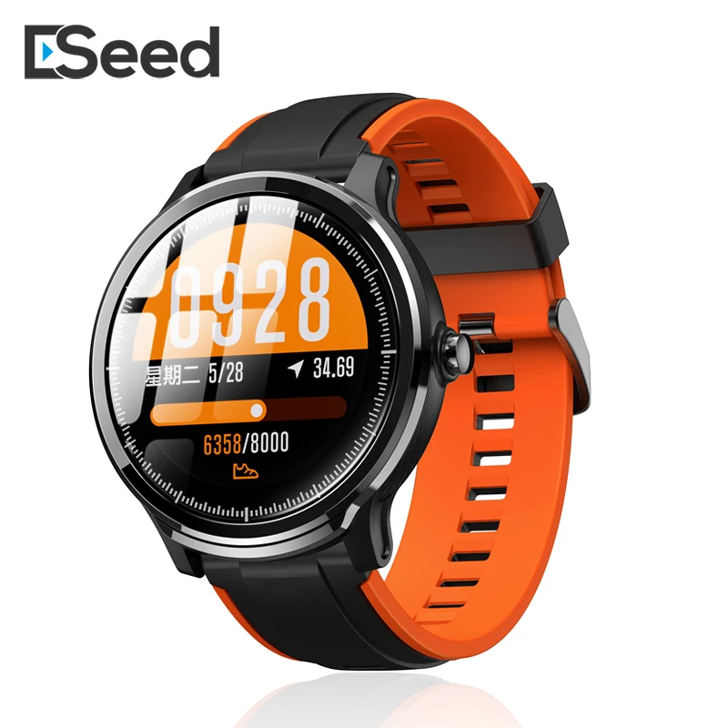 

ESEED SN80 smart watch men IP68 waterproof 60 days long standby 1.3 inch Allloy case Heart rate Weather forecast smartwatch
