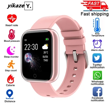 

Smart Watch Women Men Bluetooth Heart Rate Monitor Fitness Tracker Smart Clock Waterproof Sport Smartwatch Watch for Android Ios