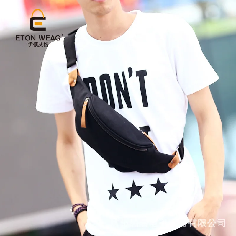 

New Style Hide Substance Wallet Men Small Chest Bag Korean-style Men's Bag Outdoor Casual Small Wallet Fashion Man Bag