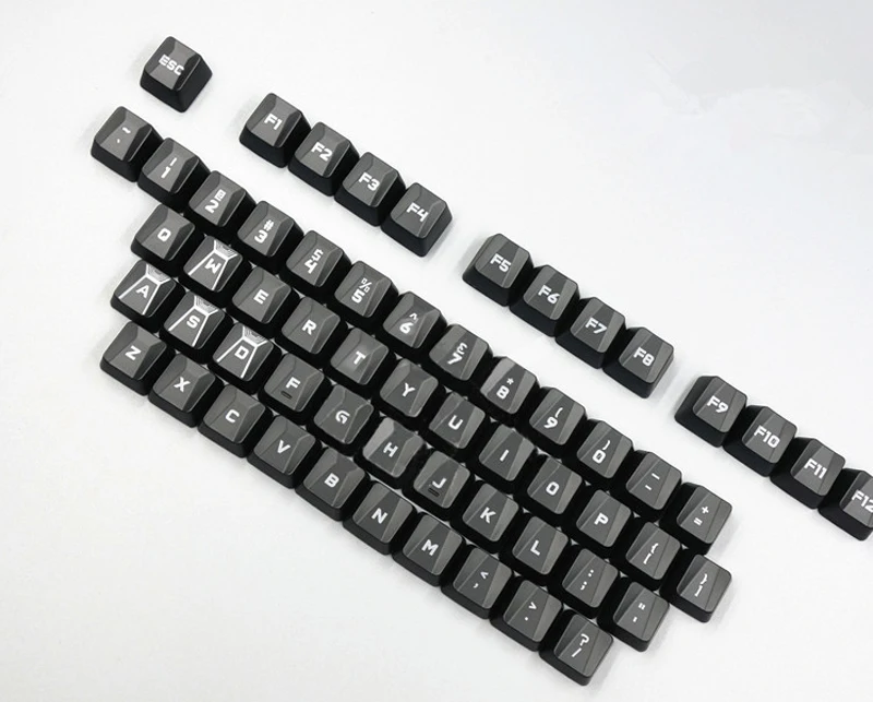 Оригинальные новые колпачки для ключей для logitech G910 колпачки для клавиш прозрачные оригинальные для B3K Romer axis всего 113 шт. колпачки для ключей