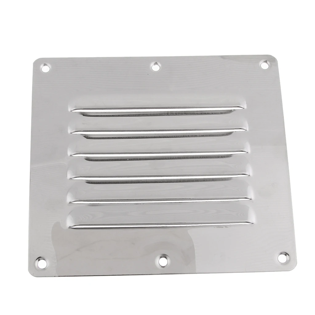 Air Vent Ventilator Grill Round Closeable Polished Stainless Steel Marine Grade 