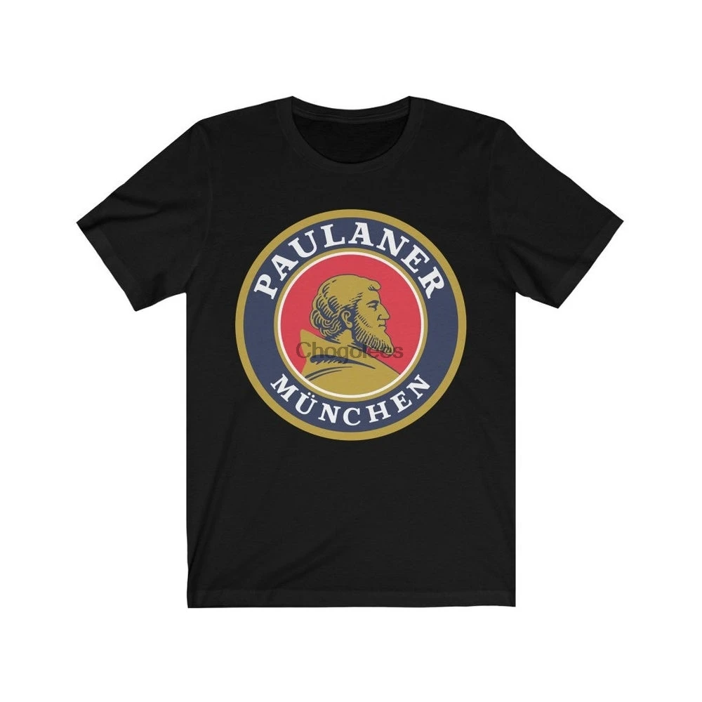 Винтажная футболка в стиле 90-х с надписью Paulaner Beer Оригинальная логотипом для