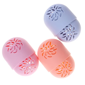 

Silicone Breathable Cosmetic Sponge Makeup Sponge Holders Puff Storage Box Drying Case Puff Holder Makeup Accessories