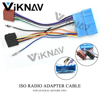 

12-041 ISO RADIO ADAPTER CABLE FORGENERAL MOTORS 1992+ Auto Radio Adapter Connector Power Cable Adaptor Plug Wire