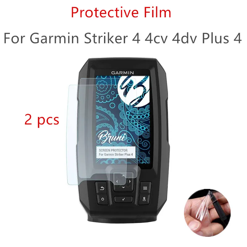 2 шт. прозрачная ПЭТ-Экран Защитная пленка для часов Garmin фиксатор 4 4cv 4dv плюс