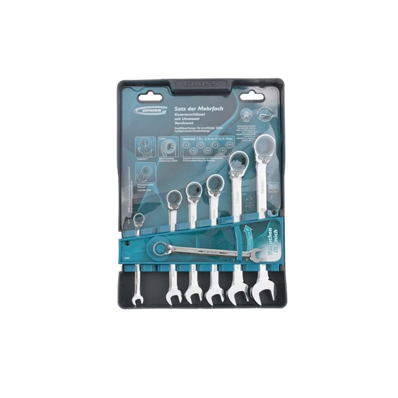 Set of wrenches GROSS 14892 Tools Tool Multitool Multitools Torque wrench car Repair garage key and heads set keys head | Инструменты