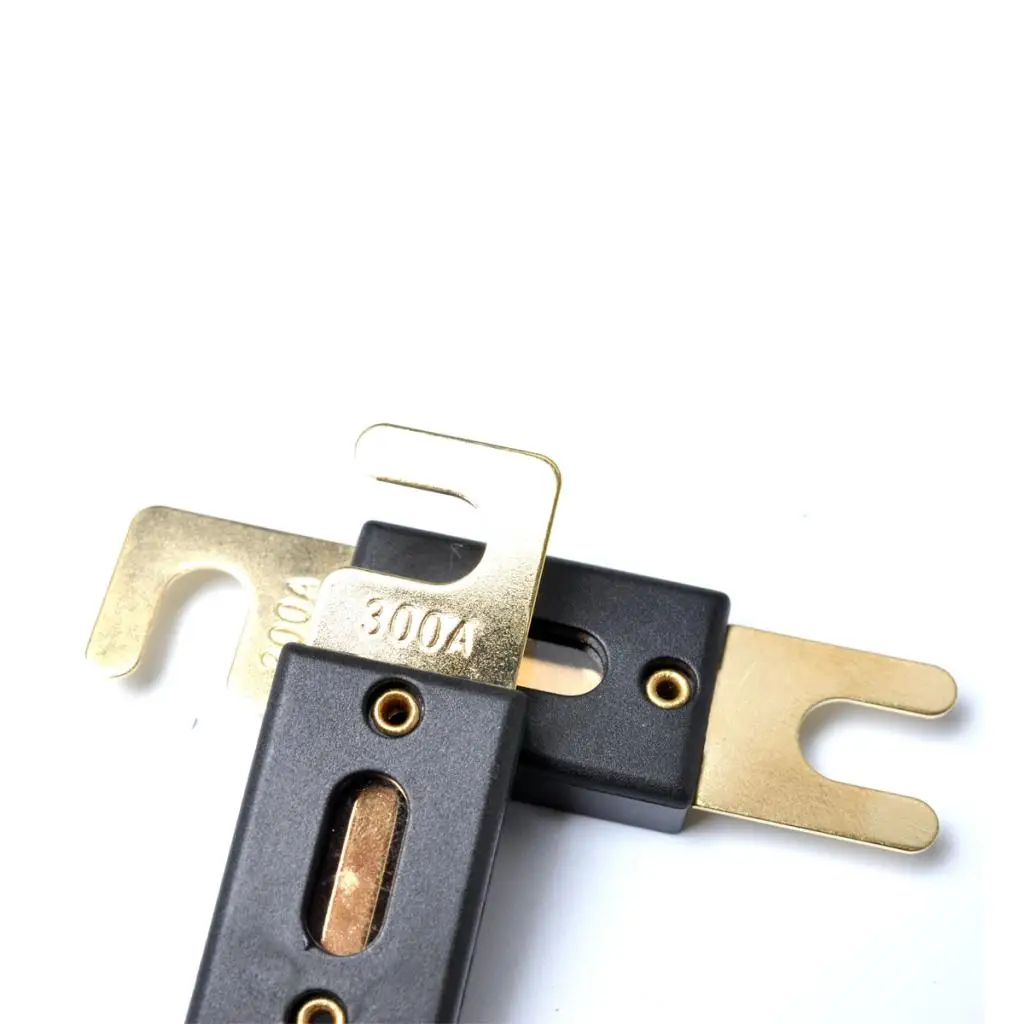 5pcs 300A High Quality Gold Plated Car Audio ANL Type Blade Fuse