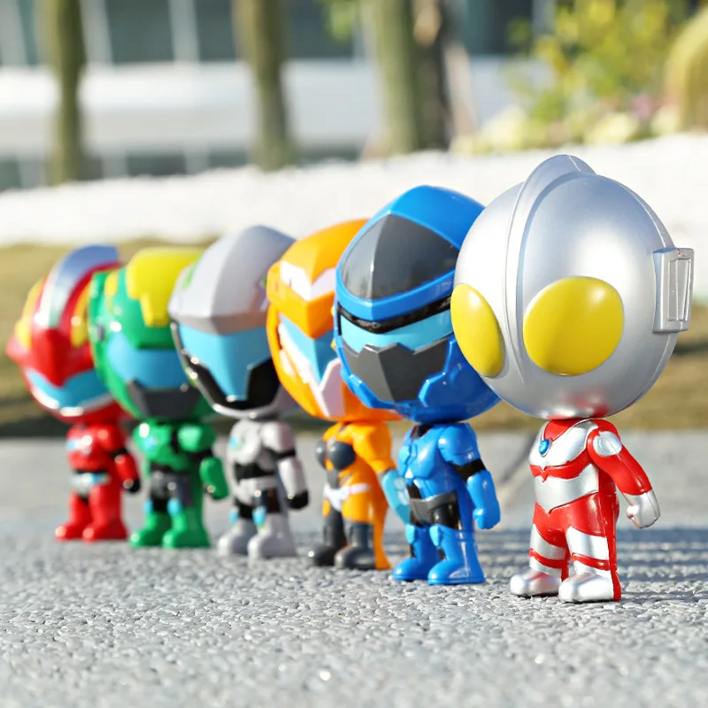 

Cute Ultraman Iron And Steel Dragon 2 Superman Transformation Ott Egg Doll Toy Model Toy Children Capsule Toy