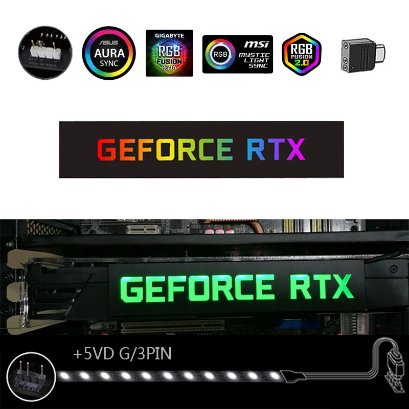FREEZEMOD Special Graphics Card LED Lighting With Multi XYDGEFORCE GTX