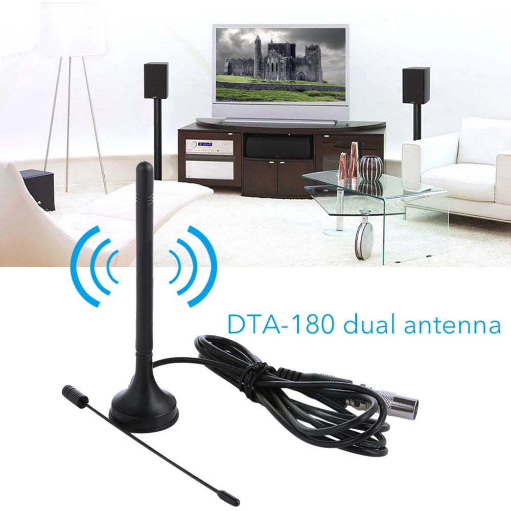 Антенна DVB-T DTA-180 HD для помещений с двумя антеннами | Электроника
