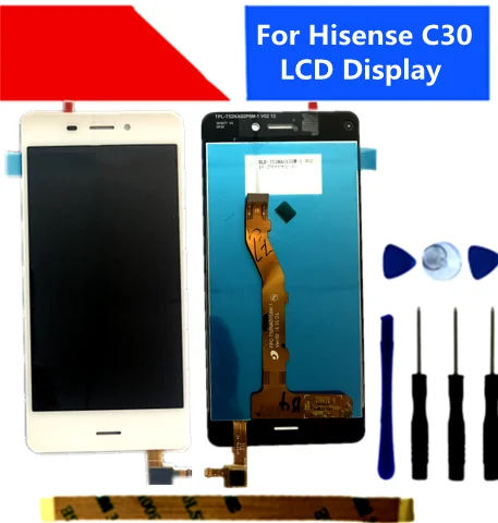 Для Hisense C30 ЖК-дисплей Дисплей с кодирующий преобразователь сенсорного экрана в