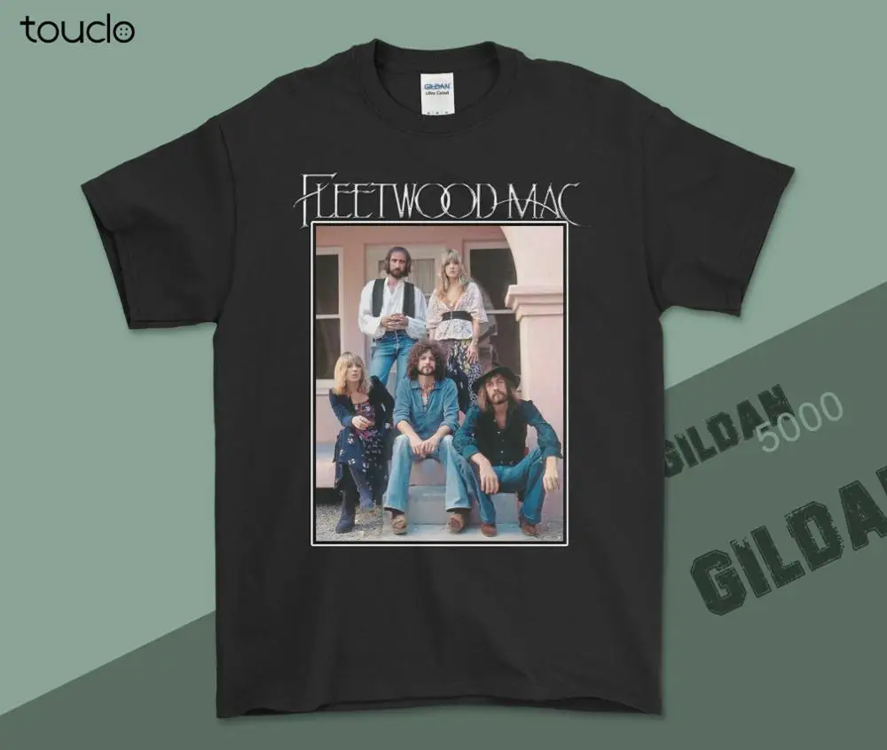 Nuova T-Shirt Vintage Fleetwood Mac T-Shirt Nera
