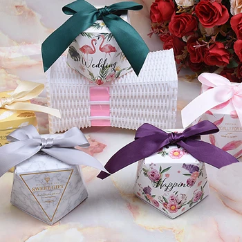 

Newest Gifts Box Candy Boxes With Ribbon Baby Shower Wedding Birthday Party Supplies