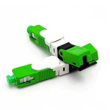 

100PCS/Lot FTTH ESC250D SC APC and SC UPC Single-Mode Fiber Optic Quick Connector FTTH SM Optic Fast Connector