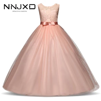 

Girls Party Dress Kids Beautiful Dresses Long Elegant Gowns Wedding Princess Prom Communion Clothes Children Costumes Vestido