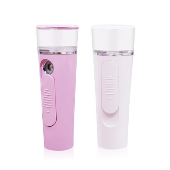 

Dropshipping New Portable Face Spray Bottle Nano Facial Steamer Cold Beauty Hydrating Skin Care Phone Charger Bank SMJ