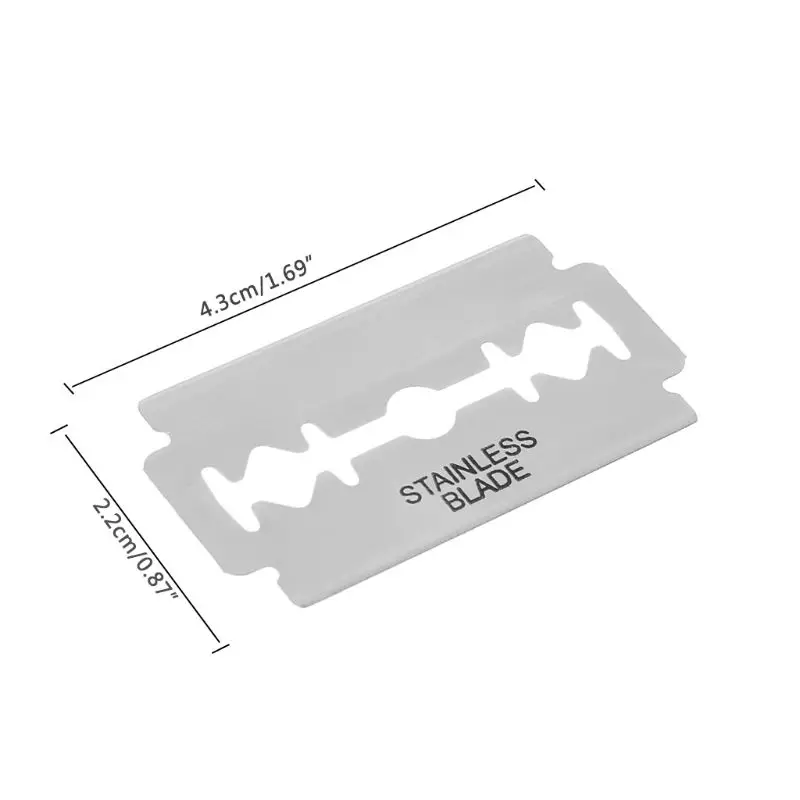 20 шт. Бритва для стрижки волос бритвенный резче истончение нож двойной край лезвия
