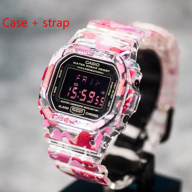 1 комплект Камуфляжный браслет ремешок чехол для часов Casio 6900/GMW5610/DW5600