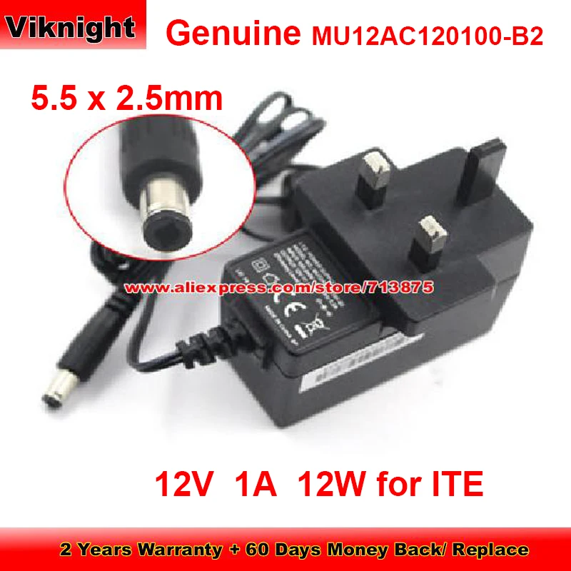 

Genuine MU12AC120100-B2 Charger 12V 1A AC Adapter for Philips TABLE LAMP LED ELECTRONIC CONTROL DEVICE with 5.5 x 2.5mm Tip