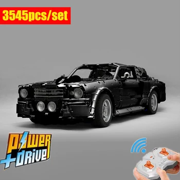 

RC Motor Power Functions Classic 1967 Ford Eleanor Mustang Racing Car fit Technic MOC-14616 Building Block Bricks Kid Toys Gift
