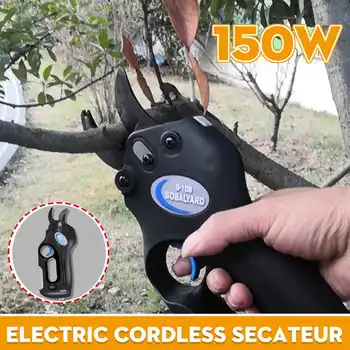 

30mm Cordless Electric Pruner Pruning Shear Efficient Fruit Tree Bonsai Pruning Branches Cutter Landscaping Garden Power Tools