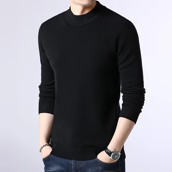 

2020 new autumn winter sweater men's Half-high collar long-sleeved sweaters ws125