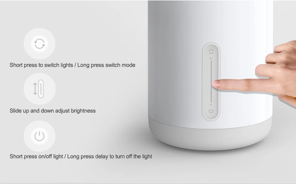 Прикроватный светильник Xiaomi Mijia 2 светильник WiFi/Bluetooth светодиодный светильник умный Внутренний Ночной светильник работает с Apple HomeKit