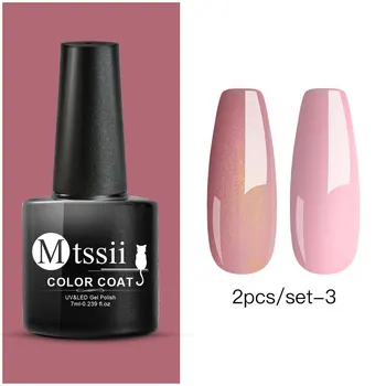 

Mtssii 7ml Gel Nail Polish Rainbow Neon Hybrid Varnishes For nails Manicure set Decoration Need Base top coat UV LED Gel