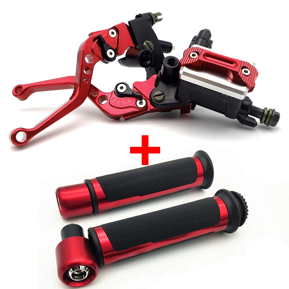 Motorcycle Cnc Brake Clutch Levers Handlebar Knobs Handle Hand Grip For